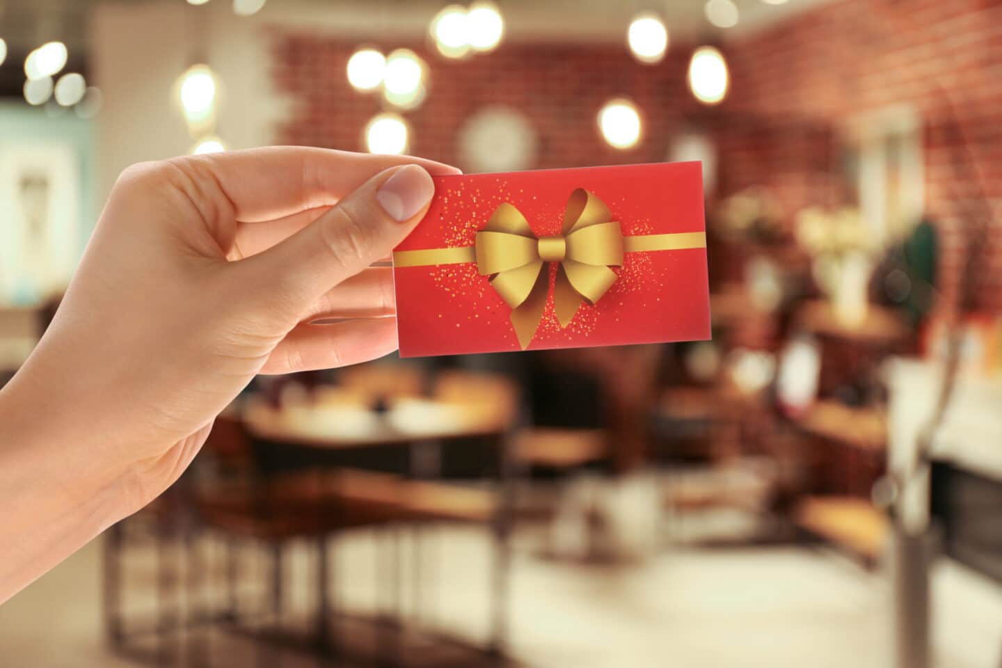 red gift card